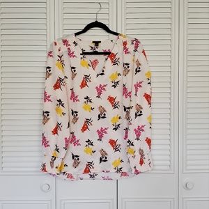 Ann Taylor Floral Blouse